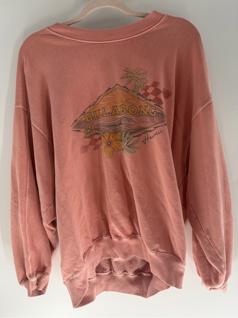 Billabong Vintage Rose Graphic Crewneck Sweatshirt